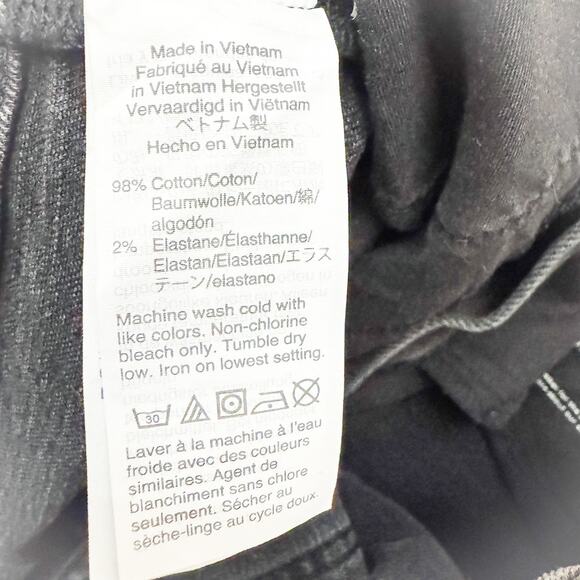 Madewell Classic Straight Jean Charcoal Black Denim Jeans Size 29 - Picture 7 of 9